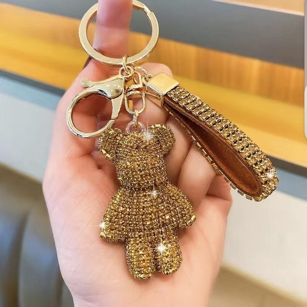Beary Bling Key-Rings ▪︎ GOLD